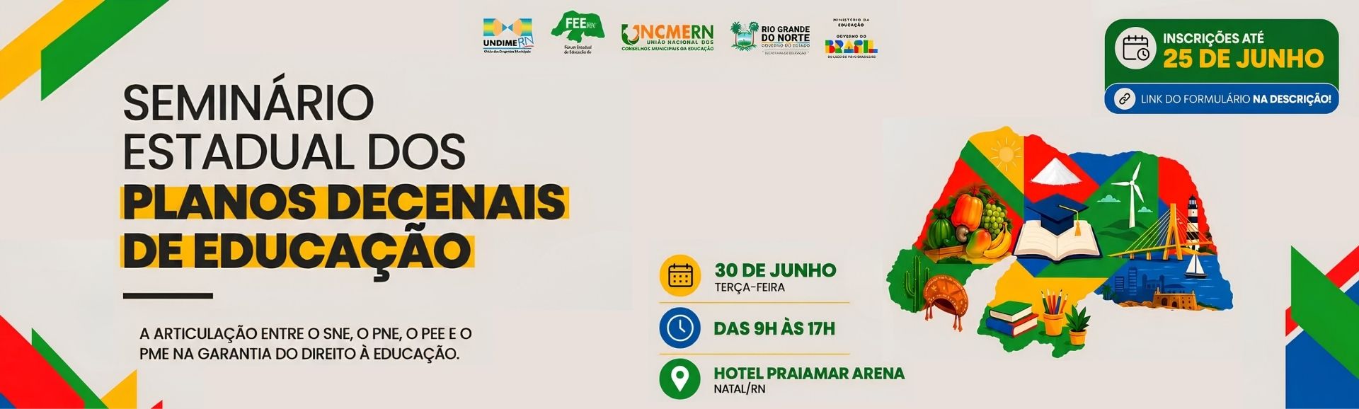 Seminário Estadual dos Planos Decenais de Educação